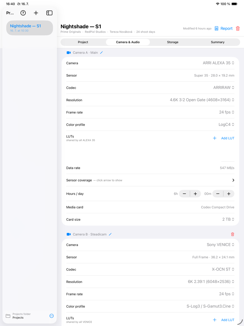 Camera & Audio on iPad
